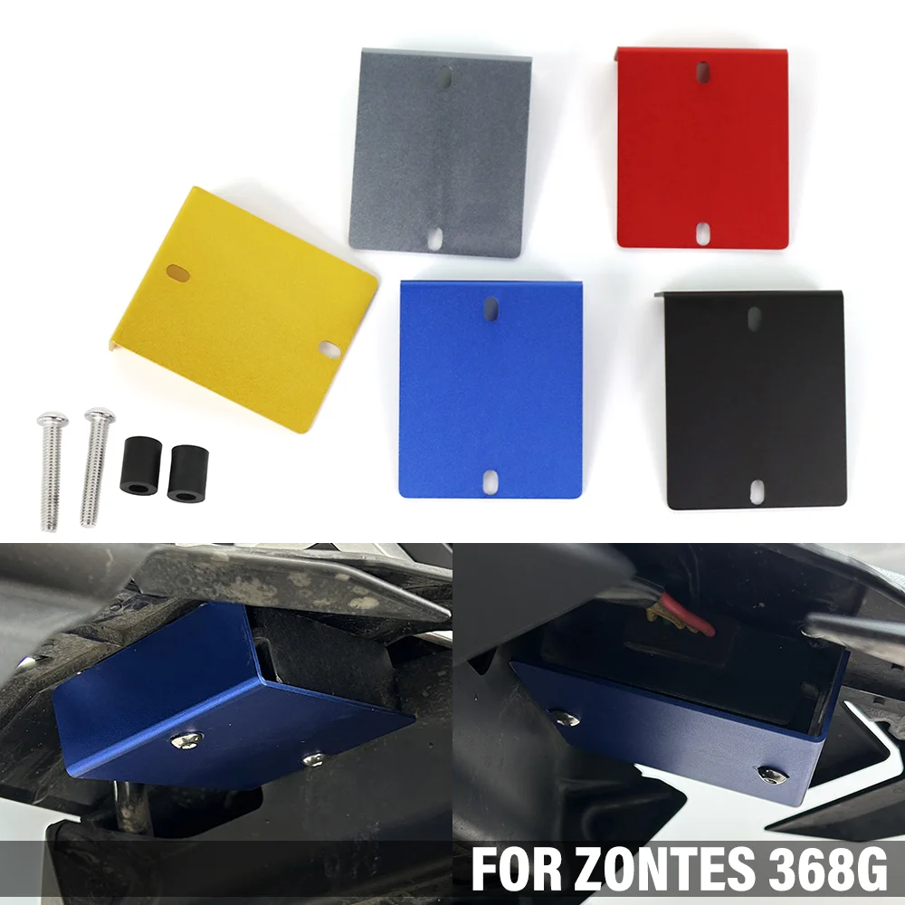 

For ZONTES 368G 368G 368-G 501G Motorcycle Accessories Rectifier Splash Voltage stabilizer Protection Cover Plate Decorative