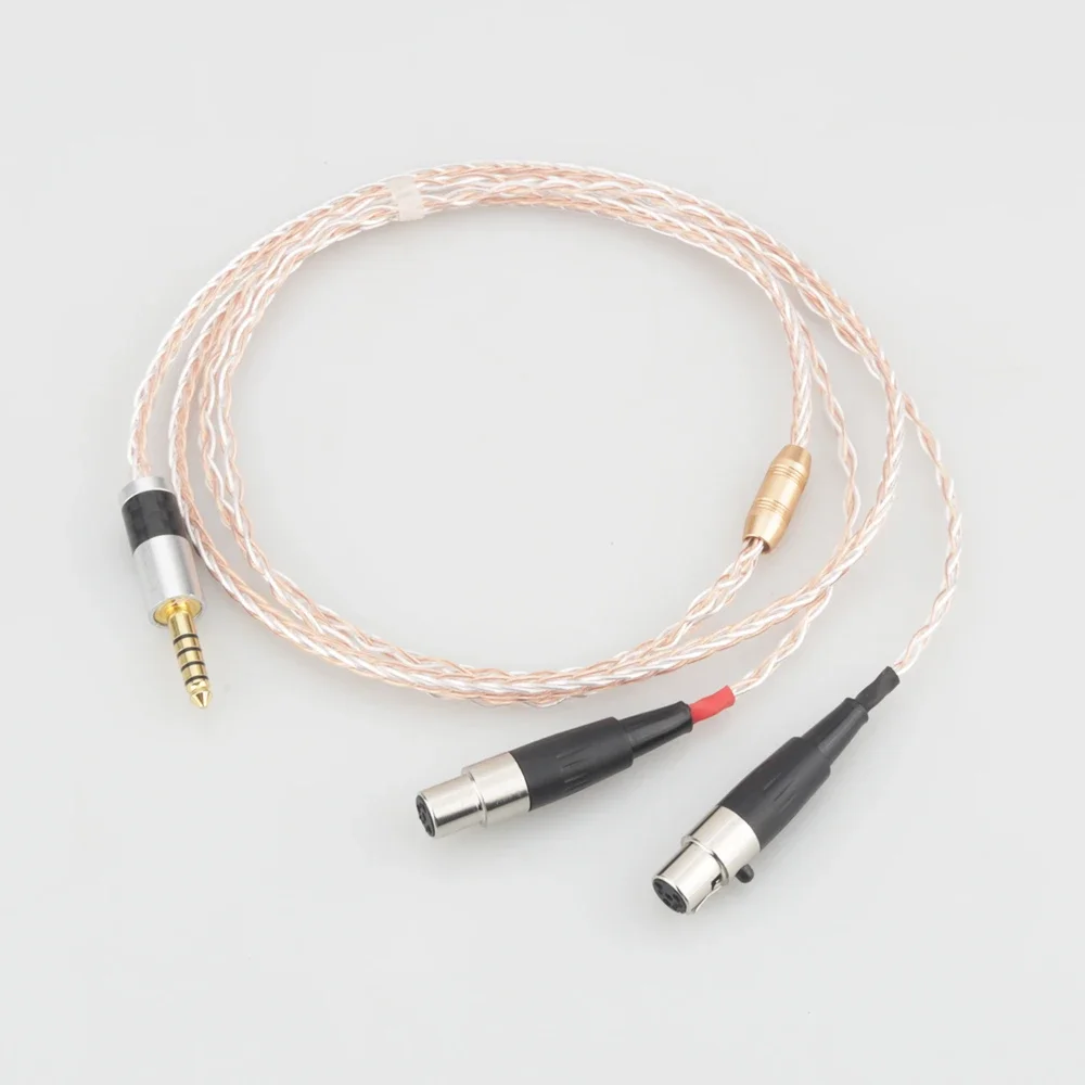 New 4.4MM Balanced HiFi Headphone Cable For Audeze LCD-2, LCD-3, LCD-4, LCD-X, LCD-XC Headphone and for Astell&Kern AK240 AK380