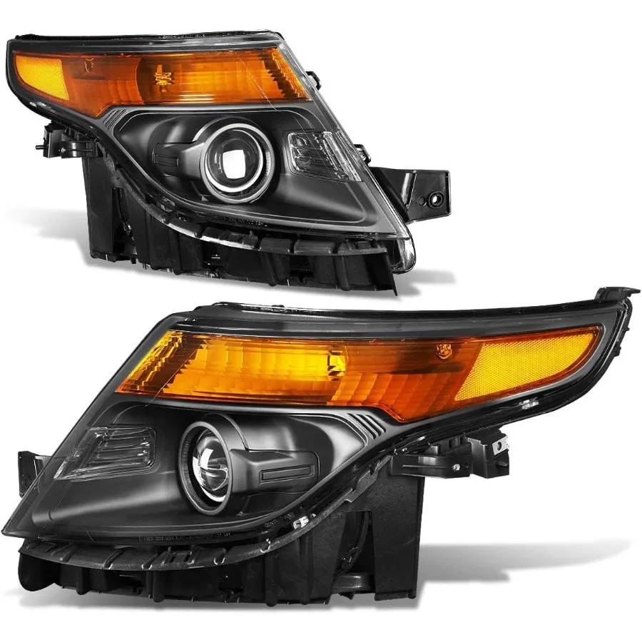 

Headlights Assembly Compatible with 2011 2012 2013 2014 2015 Ford Explorer 5th Gen U502 Pair of Projector Headlamps for Driver
