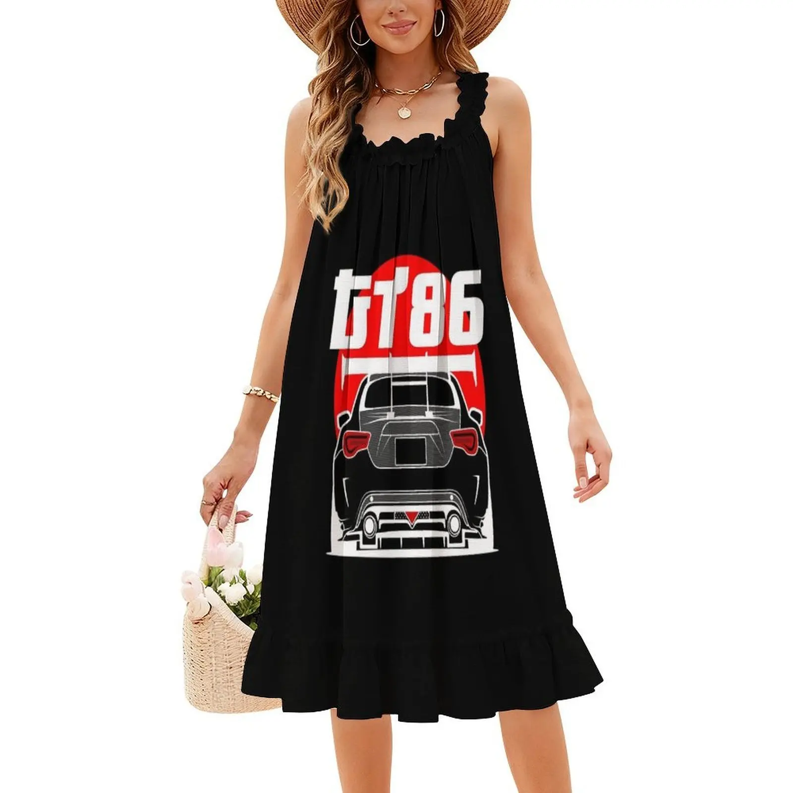 

Gt86 Сексуальное платье для отпуска сзади для женщин, мини-платье для пляжной вечеринки, дня рождения, Gt86 Gr86 86 Hachiroku, тюнинговые женские платья