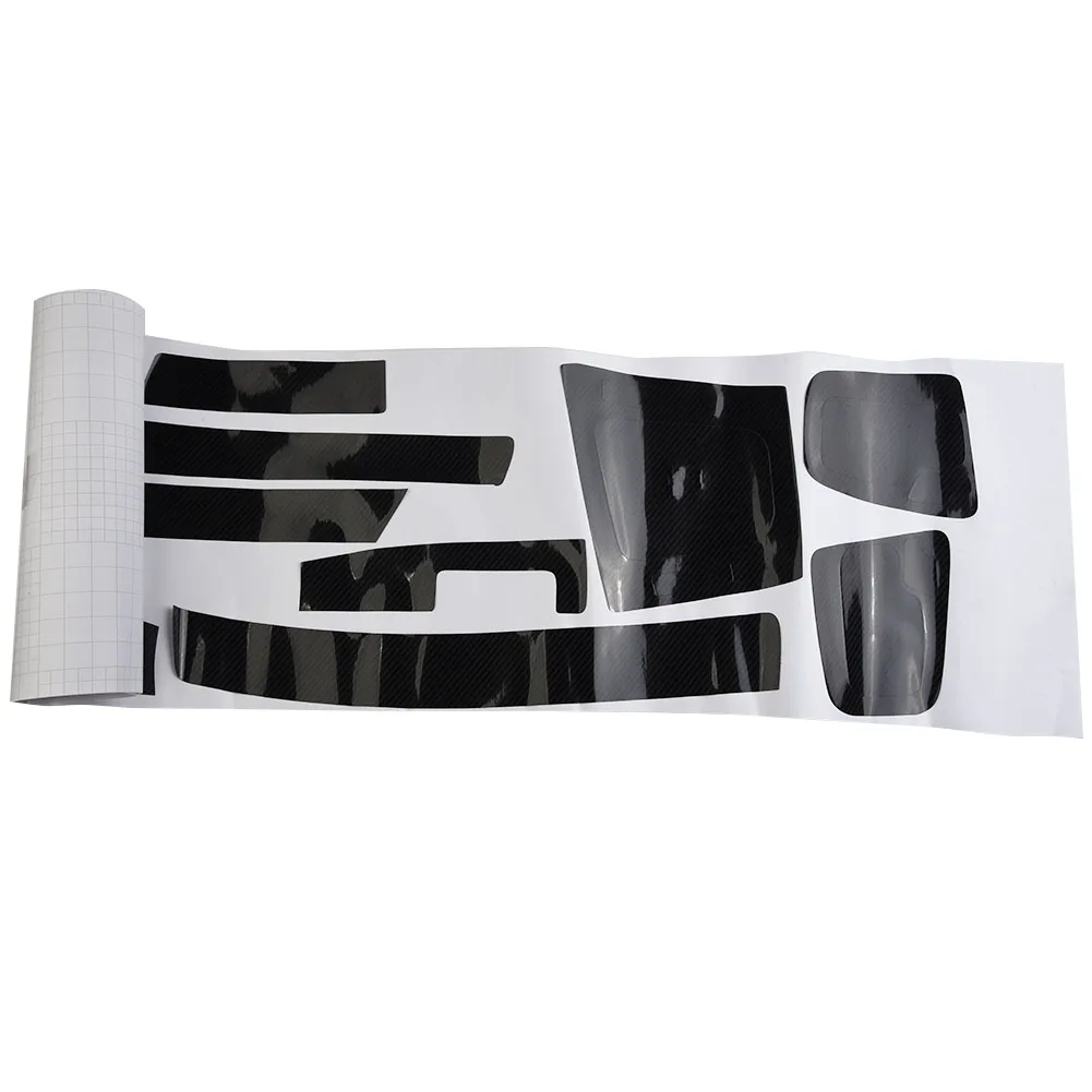 

Carbon Fiber Wrap Trim Wrap Trim Wrap Trim Interior Glossy Interior Handle Right-hand Drive Gear Shift Panel Brand New