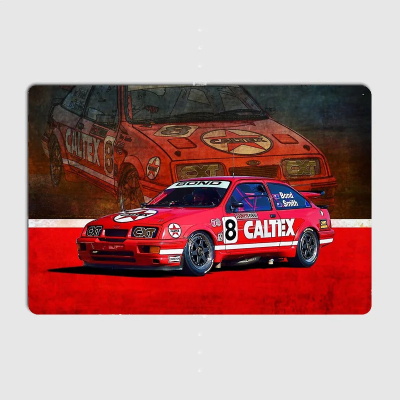 Colin Bond Sierra Rally Racing Poster Metal Custom Sign Living Room Wall Indoor Decor Room Decoration Bedroom Posters Home Decor