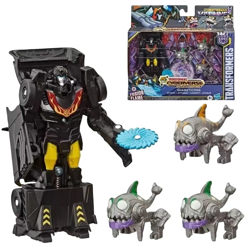 

In Stock Takara Tomy Transformers Toys Legend of Cybertron Hot Rod Shark Set Model G1 Animation Model Action Figure Collection