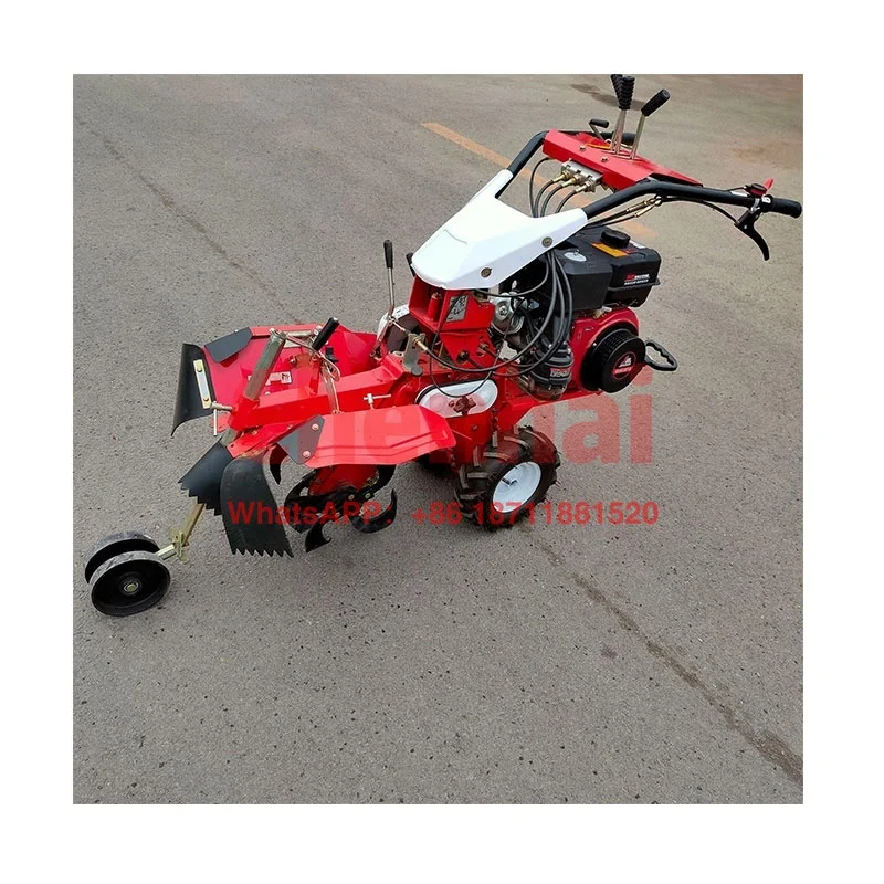 

Four wheel drive front rotation 170 micro tiller Orchard trench soil machine Agricultural potato sugarcane earthing cultivator