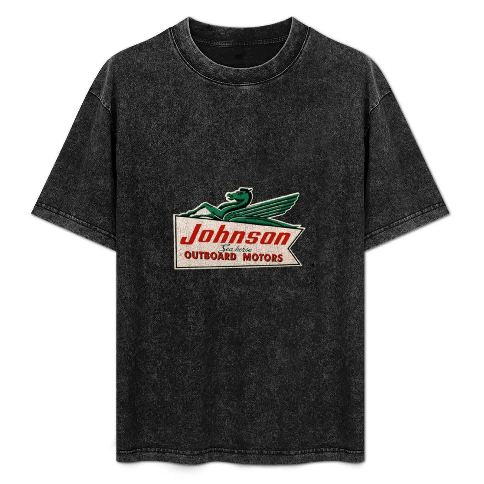 Johnson Vintage Outboard Motors in the United States T-Shirt Plus Size Solid Color T-Shirt