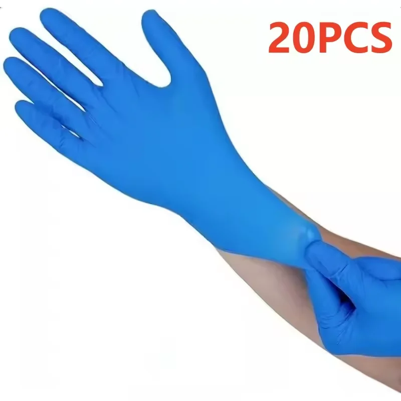 Blue Disposable Nitrile Work Gloves product image