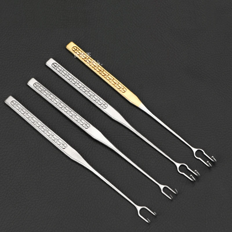 

Skin pull hook eye comprehensive beauty ball head single and double claw sharp blunt head pull hook for double eyelid