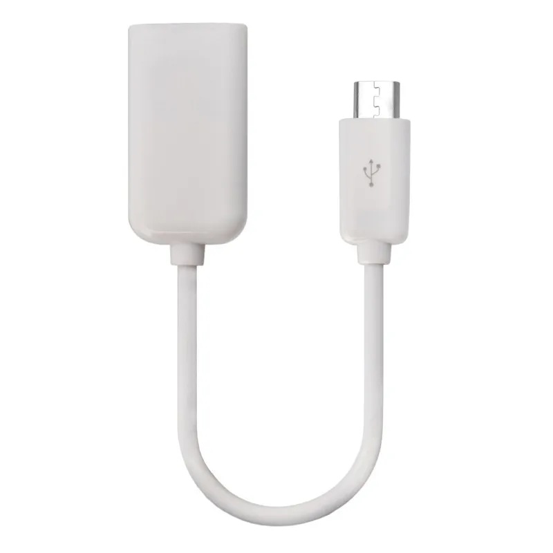 100% tested Colorful Host Micro USB to USB Mini OTG Cable Adapter for Samsung Xiaomi HTC LG Android Phone for flash drive glossy