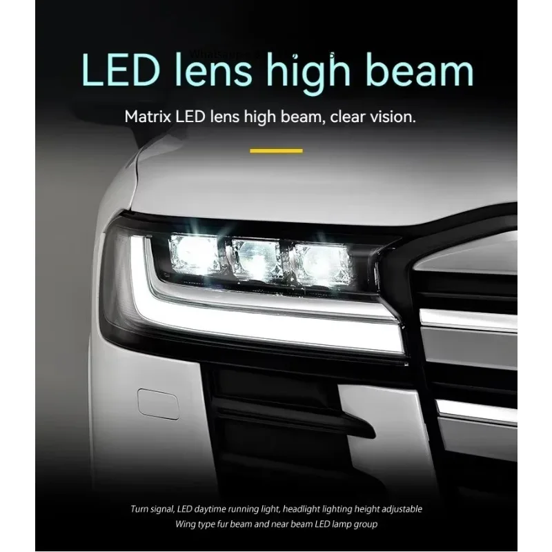 

FT Car Lights foToyota Land Cruiser LC300 2022-2025 LED Projetor Headlamp Daytime Running Light Automotive Accessories