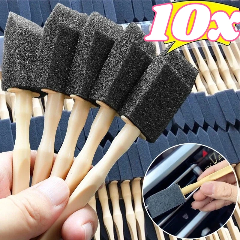 Car Air Conditioner Vent Cleaner Cleaning Brush Detailing Scrub Brushes Outlet Wash Duster Dust Removal Auto Interior Clean Tool