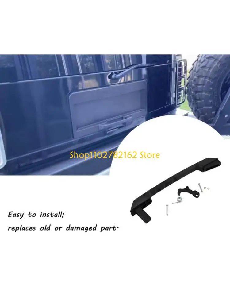 

547B Rear Handle Tailgate Handle Repair for 4 Door 2003-2009 Textured Tailgate Lever Replacement 15135441
