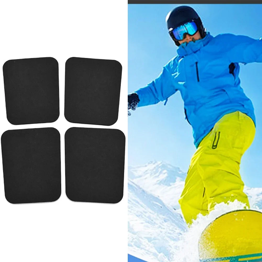 Snowboard Ski Shin Protector Pads 4pcs Foam For Adult Boots Designed To Fill Calf-to-Boot Gap Improving Fit And Riding Comfort