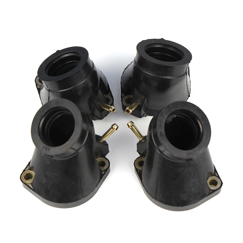 4Pcs/Set Motorcycle Carburetor Intake Manifold Carb Boots For Yamaha XVZ1300 XVZ 1300 Royal Star 1996 1997 1998 1999 2000 2001