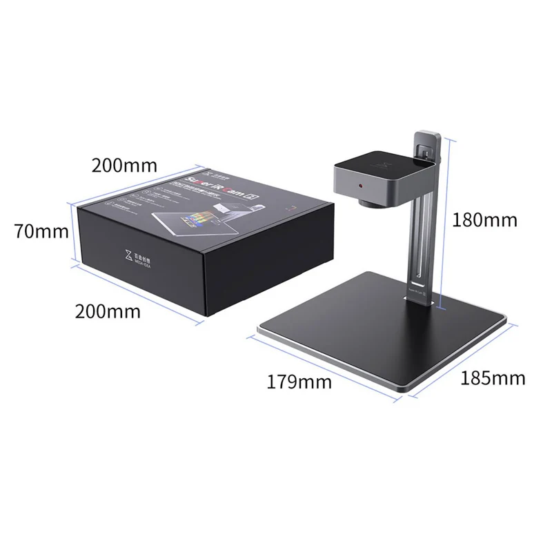 MEGA-IDEA Siêu Hồng Ngoại Cam 2S 3D Hồng Ngoại Nhiệt Phân Tích Camera PCB Ngắn Mạch Phát Hiện Nhanh Chẩn Đoán Sửa Chữa