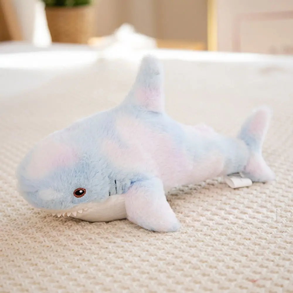 สัตว์การ์ตูน Shark Plush ของเล่นจําลองตลก Shark หมอนยักษ์ Kawaii สัตว์หมอนคริสต์มาสของขวัญ