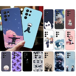 Satoru Gojo Jujutsu Kaisen Phone Case For Samsung S25 S24 S23 S22 S21 S20 Ultra S20 S22 S21 S20 FE S24 Plus