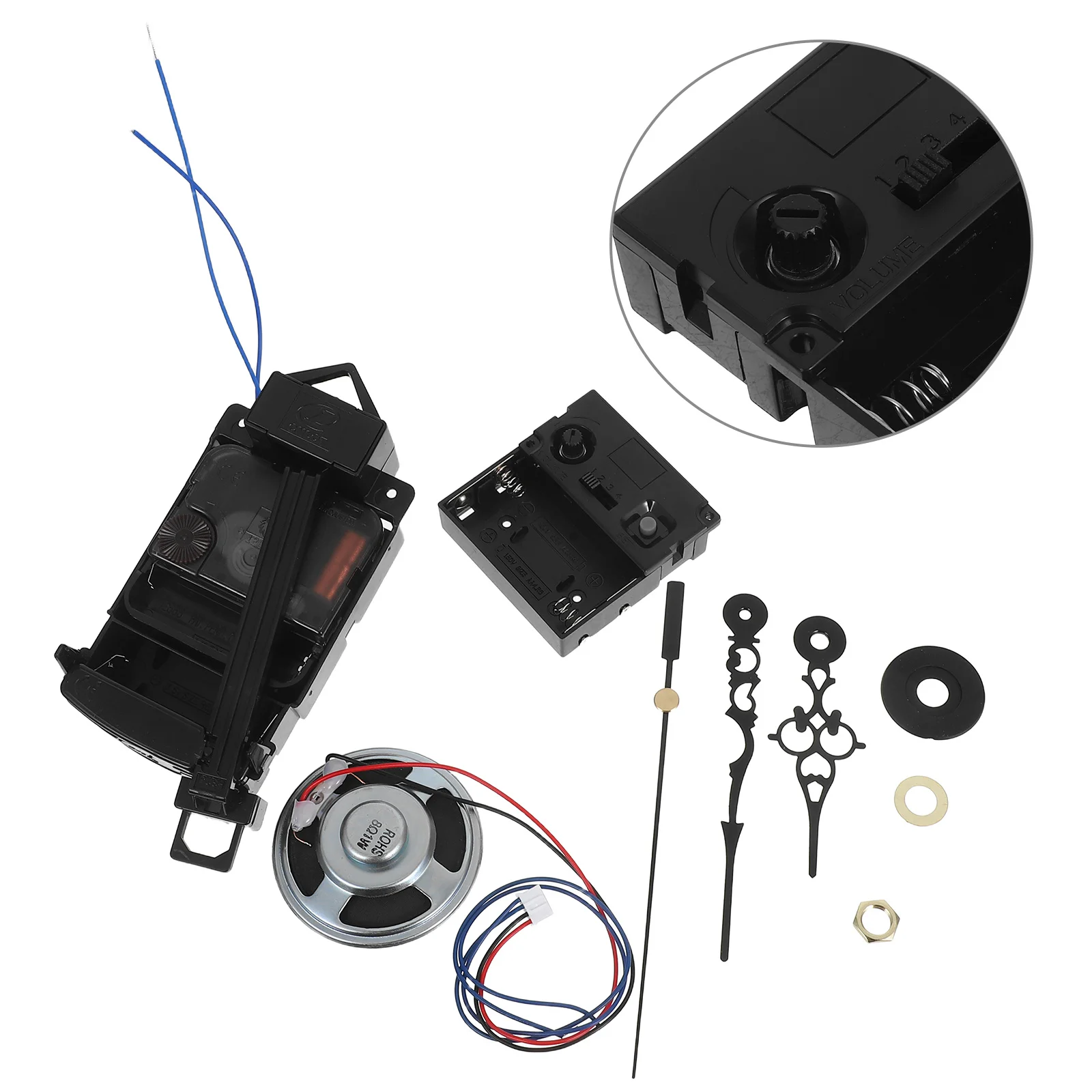 

1Set Pendulum Clock Movement Kit Quartz DIY Wall Clock Repair Replacement Parts Silent Mechanism Precise Time Accurate Hourly