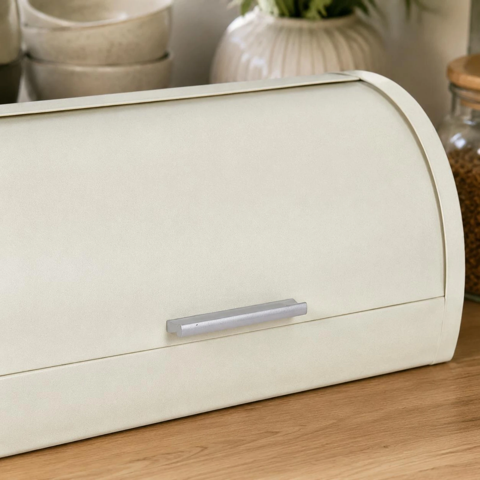 

Desktop Storage Box geometricTextured Arched Top Storage Box Enclosed Curved for Desk, Entryway