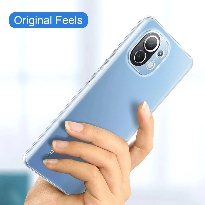 Clear Silicone Phone Case For Xiaomi Mi 11 11X 11i 11T 10 10T 9 9T 8 Pro Lite Se Ultra Thin Soft Case For Mi A3 A2 Lite A1 Cover - Image 3