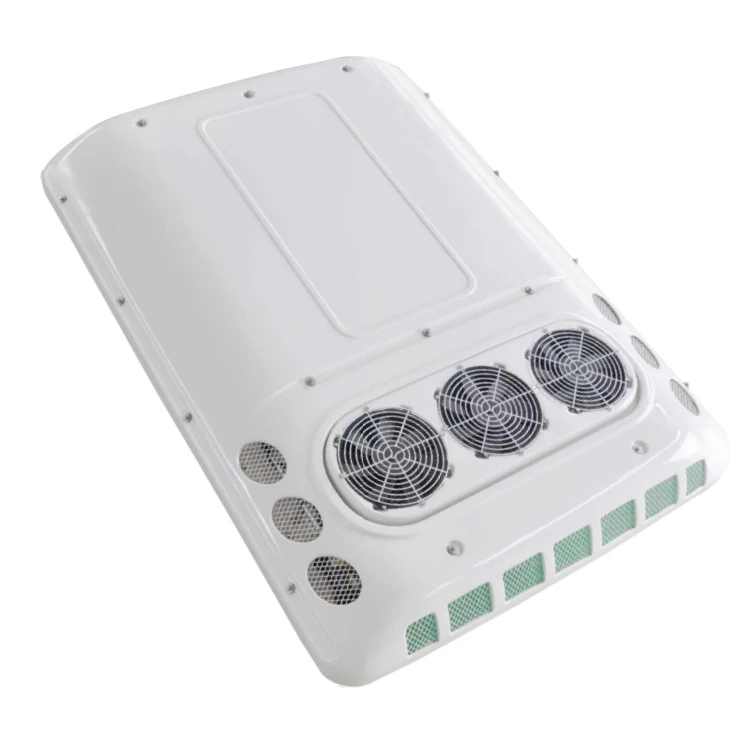 62000BTU condenser air volume 7-9M 24V/12V bus air conditioner AC154 school bus air conditioner unit 380cc automatic compressor