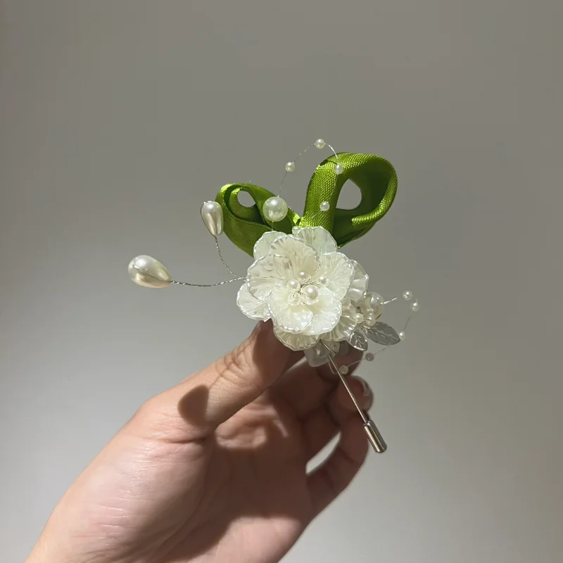 

Romantic and beautiful waterfall hand-held bouquet art decoration light wedding dress high-end gift