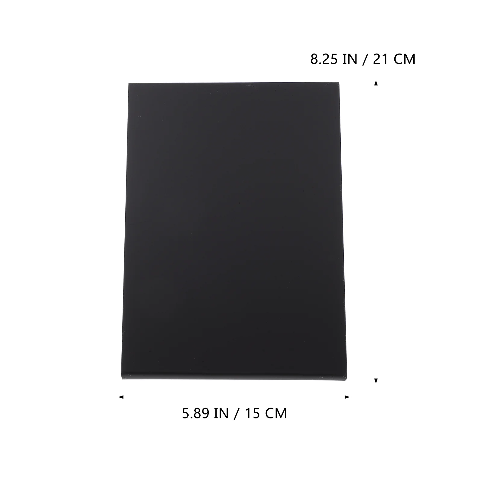 Mini Acrylic Chalkboard Sign 10x15cm Tabletop Easel Home Office Decor Note Display Writing Message Notice Stand Desk