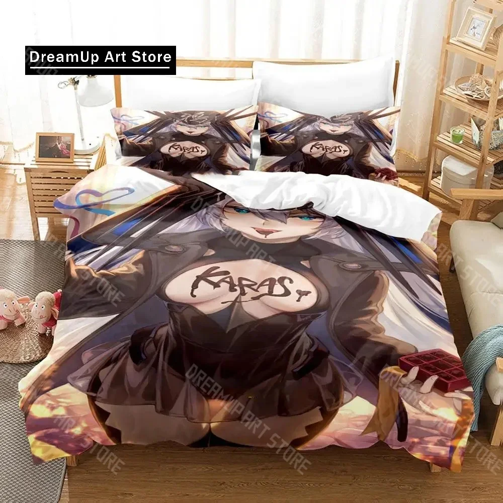 

2025 Karas Bedding Set Single Twin Full Queen King Size Bed Set Adult Kid Bedroom Duvetcover Sets Anime parure