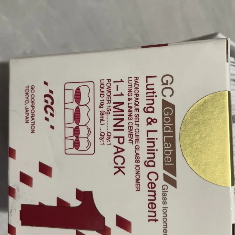 Dental Veneer Filling GC Fuji I Glass Ionomer Cement Bonded Porcelain Crown All Ceramic Metal Bonding Dental Cavities Materials