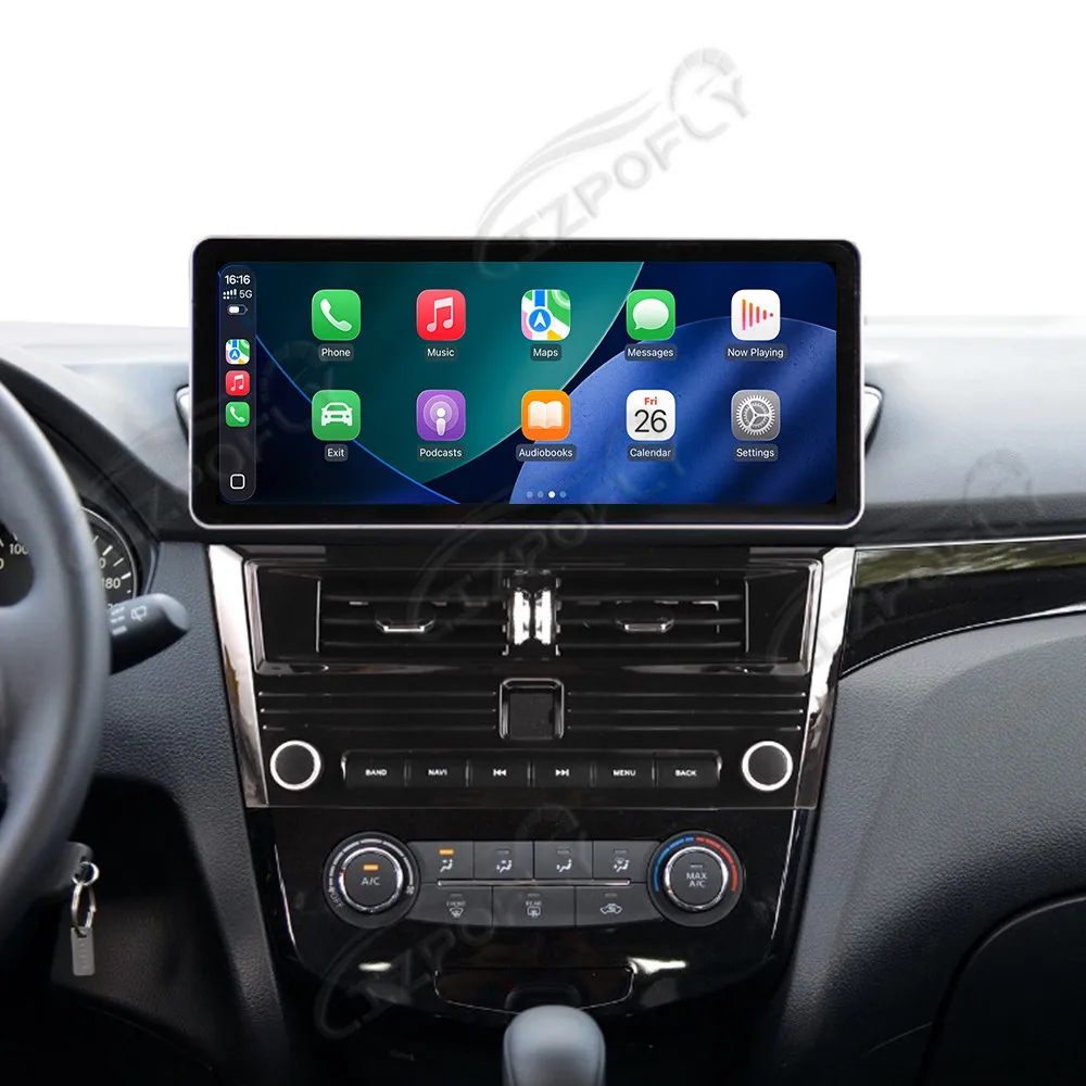 12.3'' Android 14 Car Radio For Nissan X-Trail 2014-2020 AC Air Conditioning Vents GPS Navigation Auto Multimedia Player