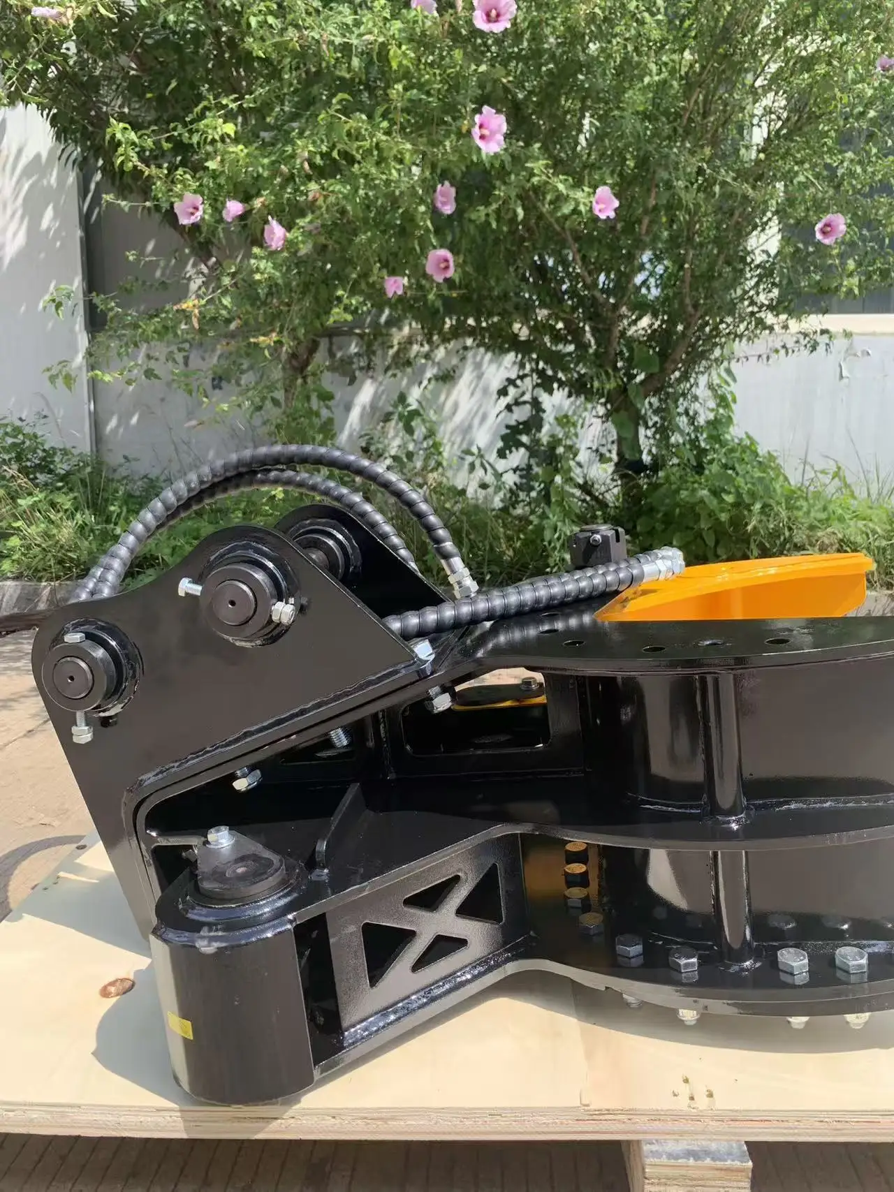 Excavator Attachments Hydraulic Tree Cutter Wood Grapple Shear Construction Machinery Product