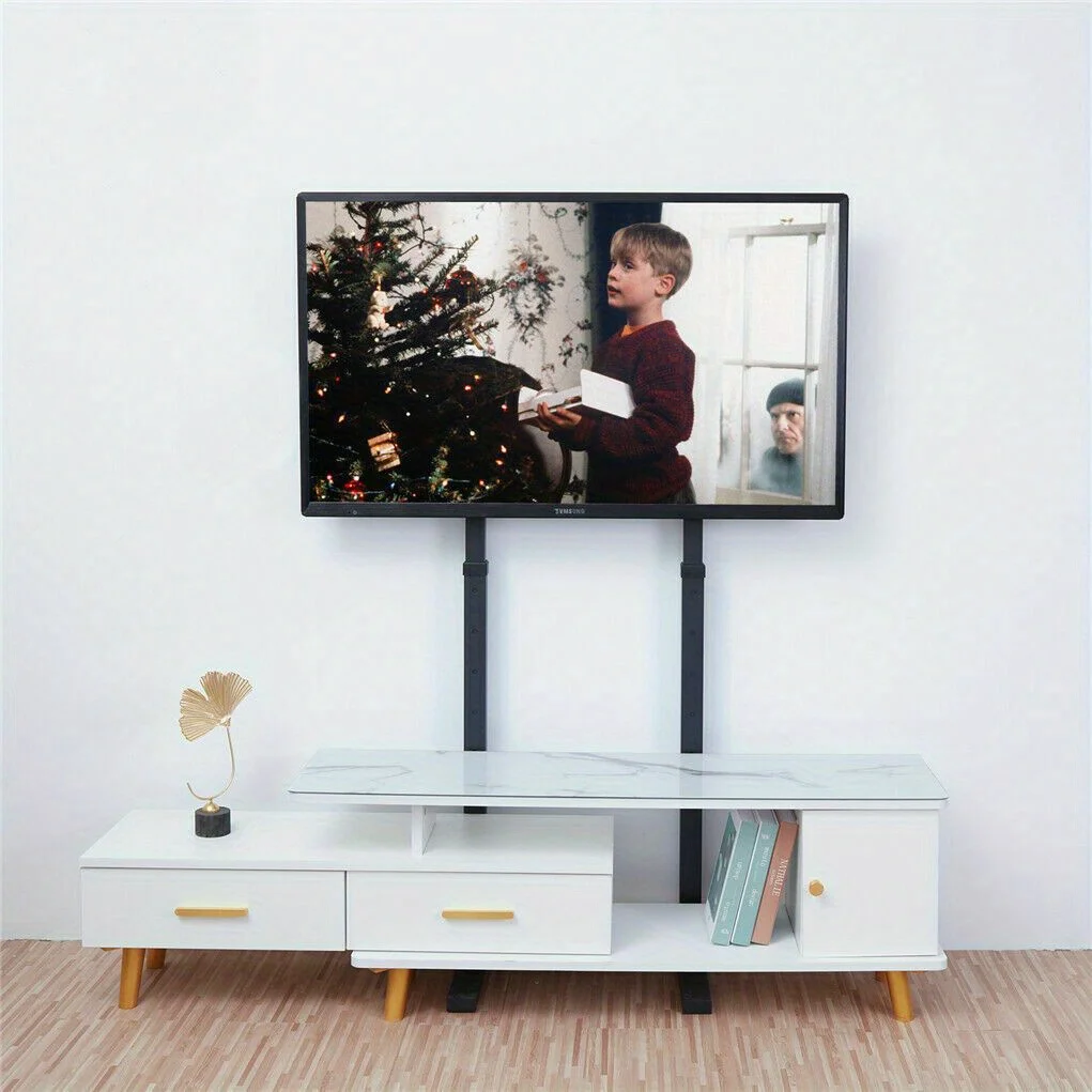

Strong Floor TV Stand Mount Height Adjustable Safety For 32-65" Samsung Vizio LG