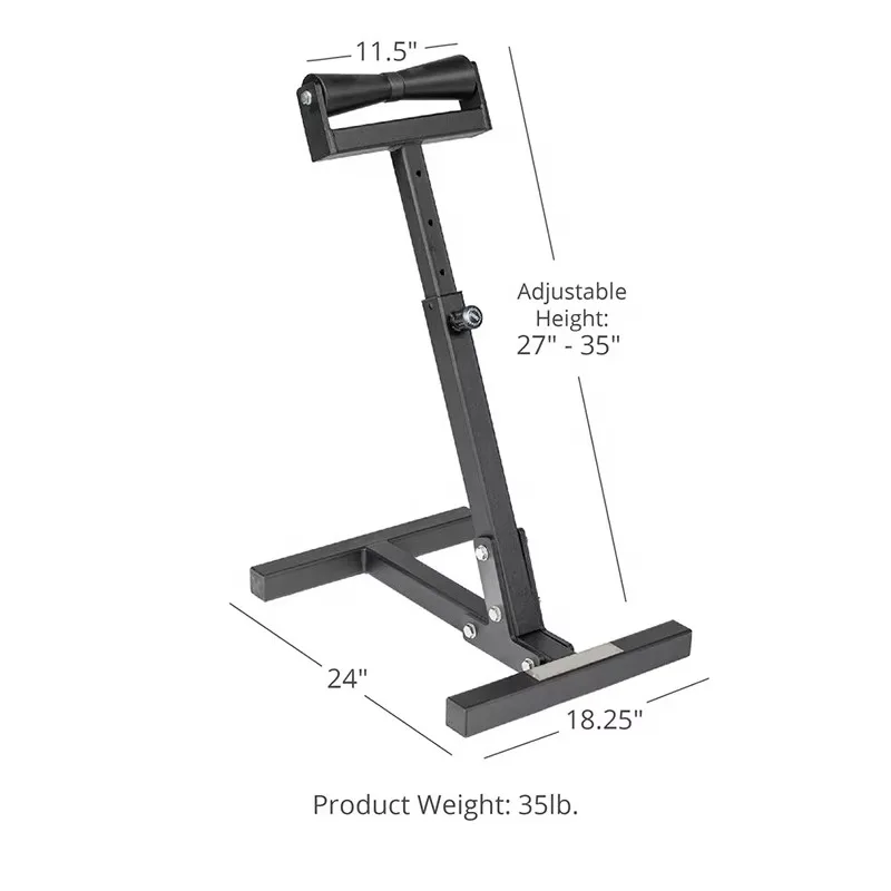 Multi-Functional Adjustable Barbell Storage Stand Landmine Base for Home Gym
