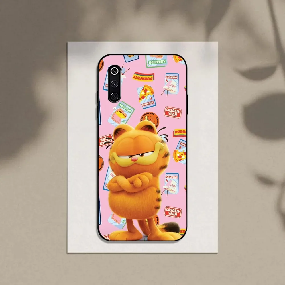 Cute Cartoon G-Garfield Phone Case For Xiaomi 11 Redmi Note 11 5G 8T 9A 9 10T Note8Pro Note9 12SUltra Black Case