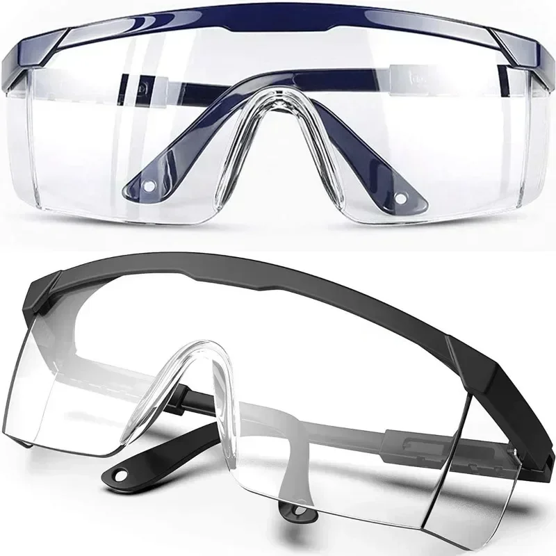 1/2Pcs Eye Protection Work Safety Goggles Anti-Splash Windproof Dustproof Protective Glasses Optical Lens Frame Cycling Goggles