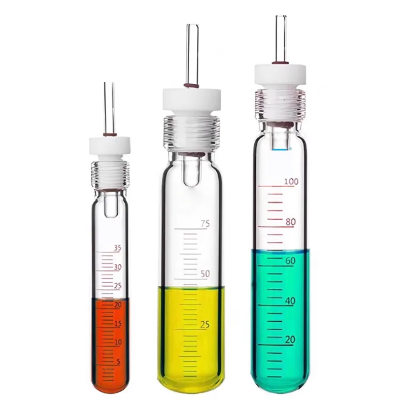 

High temperature glass gas pipe with gas pipe pressure-resistant bottle vacuum interface vacuum hydrolysis pipe