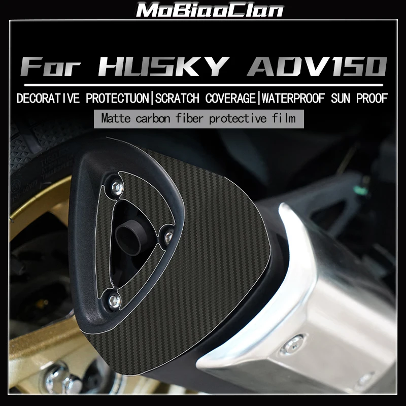 

For SYM HUSKY ADV150 Motorcycle Fairing Stickers Kits 3D Carbon Fiber Decoratin And Protection Accessories
