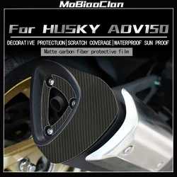 For SYM HUSKY ADV150 Motorcycle Fairing Stickers Kits 3D Carbon Fiber Decoratin And Protection Accessories