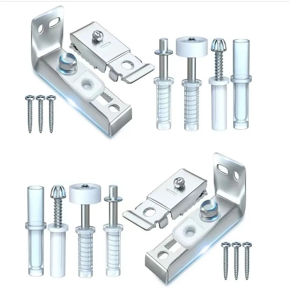 2 Pack Stainless Steel Door Hardware Repair Kit for 7/8