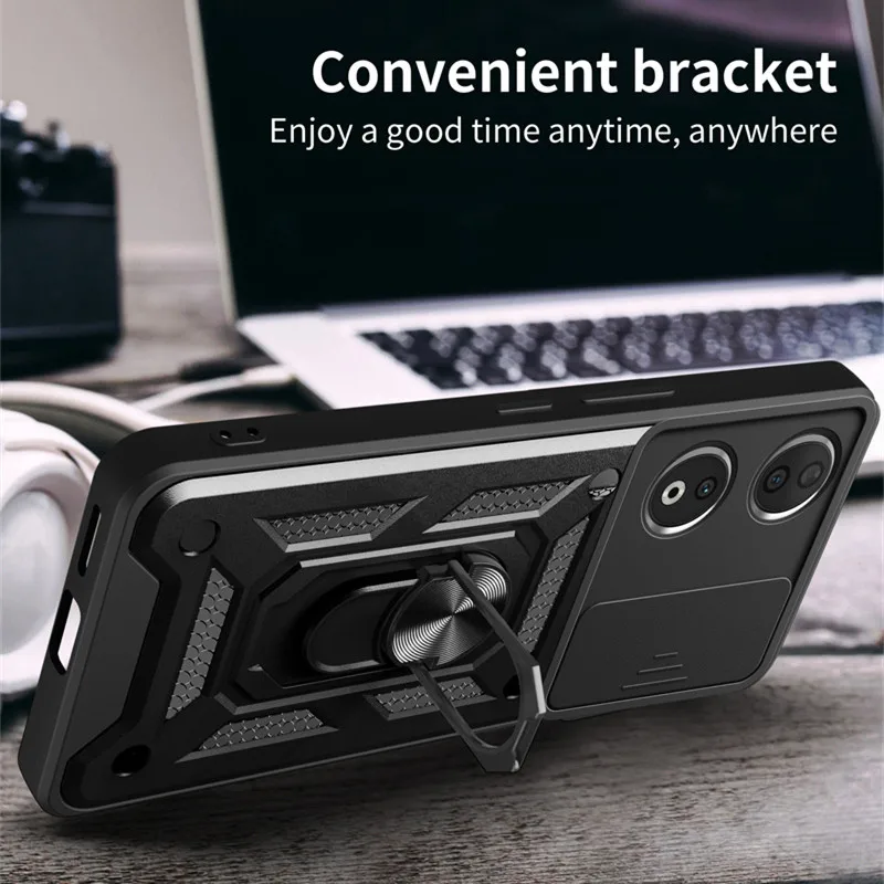 Armor Shockproof Case For Honor 90 Smart Honor 70 Lite Cover Lens Protection With Ring Magnetic Holder Coque Capa Fundas