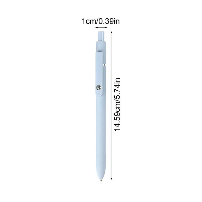 أقلام جل ناعمة الملمس قلم توقيع برميل ذو نقطة دقيقة مجموعة أقلام جل مكونة من 5 أقلام كرة دوارة قابلة للسحب لملاحظة اليومية