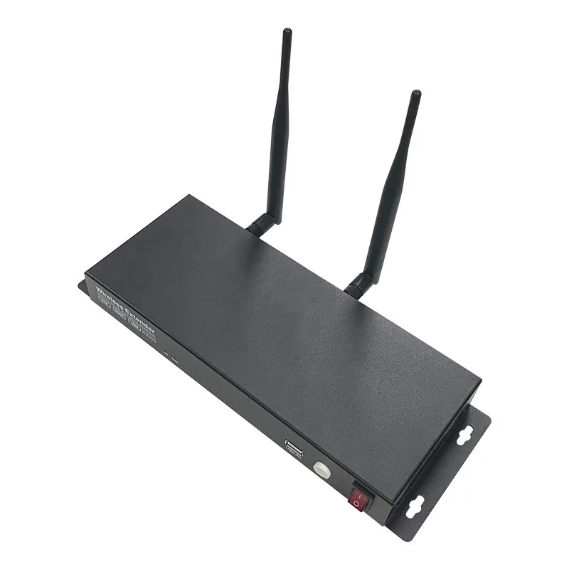 All New Wireless Transmitter and Receiver Build-in KVM Function Support Support Wireless Dual Frequency Model AMS-WE100P