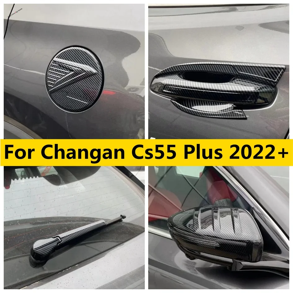 Rearview Mirror Foglight Lamp Door Handle Bowl Decoration Cover Trim For Changan Cs55 Plus 2022 2023 2024 2nd Car Accessories