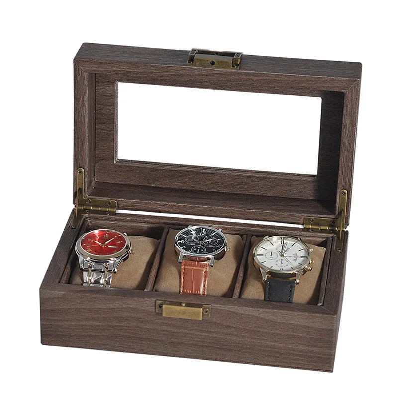 

Leather watch box dust watch mechanical