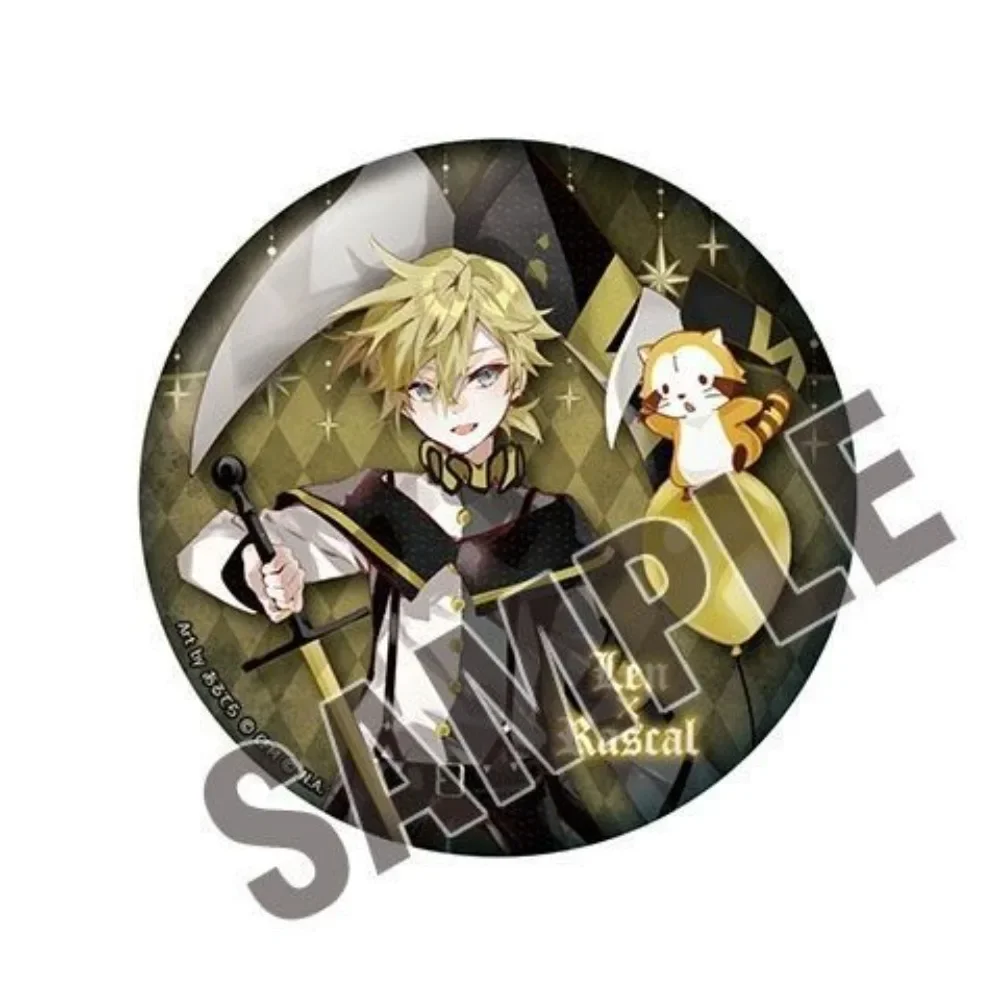 Hatsune miku família emblema kagamine rin hatsune miku anime periféricos uique personalidade série de halloween coleção broche presente