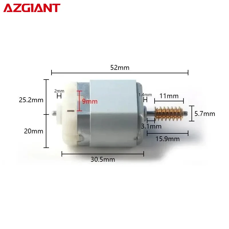1020722 Car Mirror Folding Motor Repair Copper Worm Gear For Hyundai Sonata 10/Santa Fe MK4 Brand New Vehicles Accessories DIY