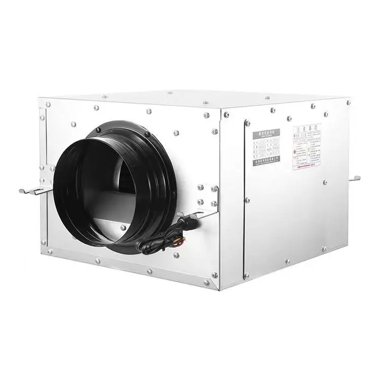 Ultra Quiet Home Fresh Air Ventilator, Single Flow Supply Fan for Bathroom Living Room KTV, Silent Inline Duct
