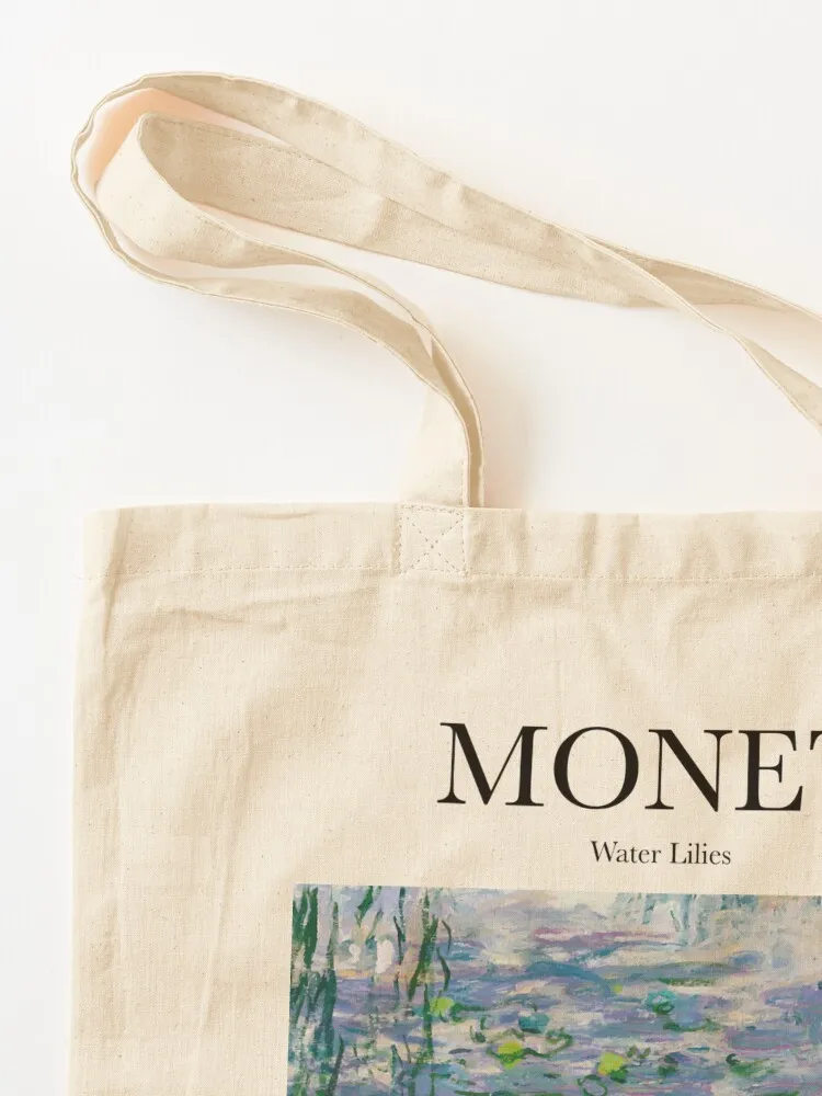 Monet  Water Lilies Tote Bag  Reuseable Canvas Fashion Shopping Grocery School Femal Gril Women Personal