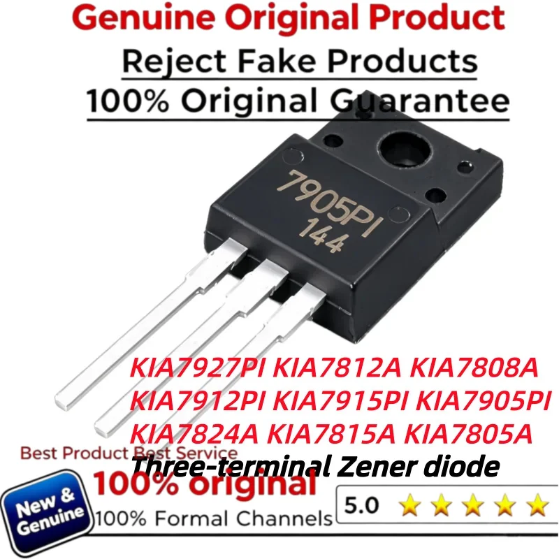 10PCS New Original KIA7805 KIA7808 KIA7812 KIA7815 KIA7824 A PI-U/PF KIA7905 KIA7912 KIA7915 KIA7924 PI -U/PF In Stock TO-220F