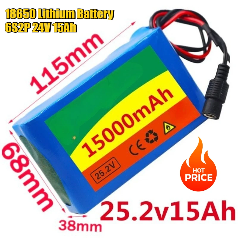 

18650 Lithium Battery 6S2P 24V 15Ah Electric Bicycle Booster/Electric/Lithium-ion Battery Pack