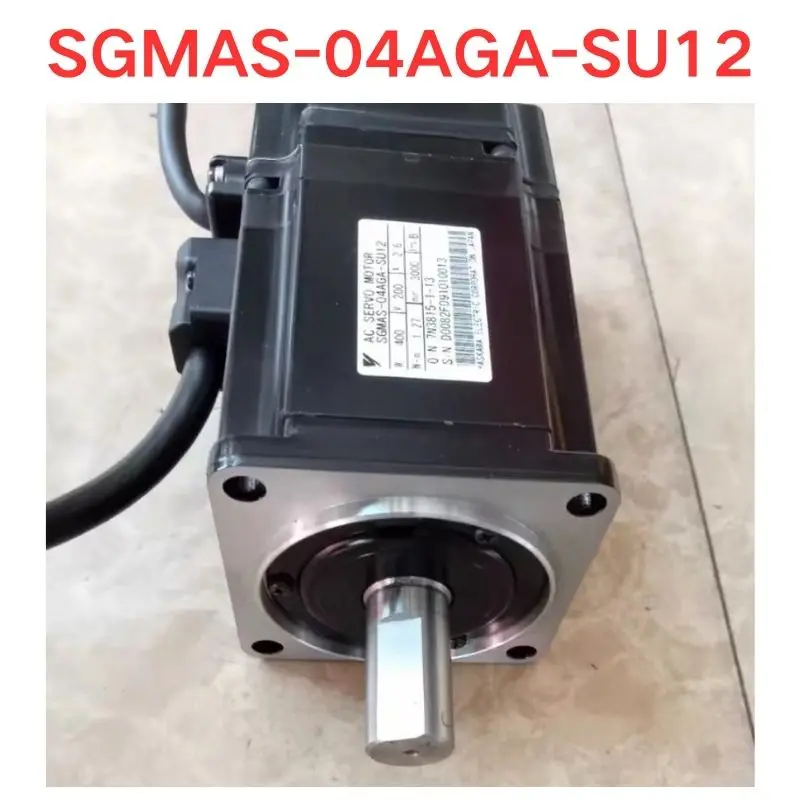 Used OEM disassembled parts SGMAS-04AGA-SU12 servo motor Functional test OK